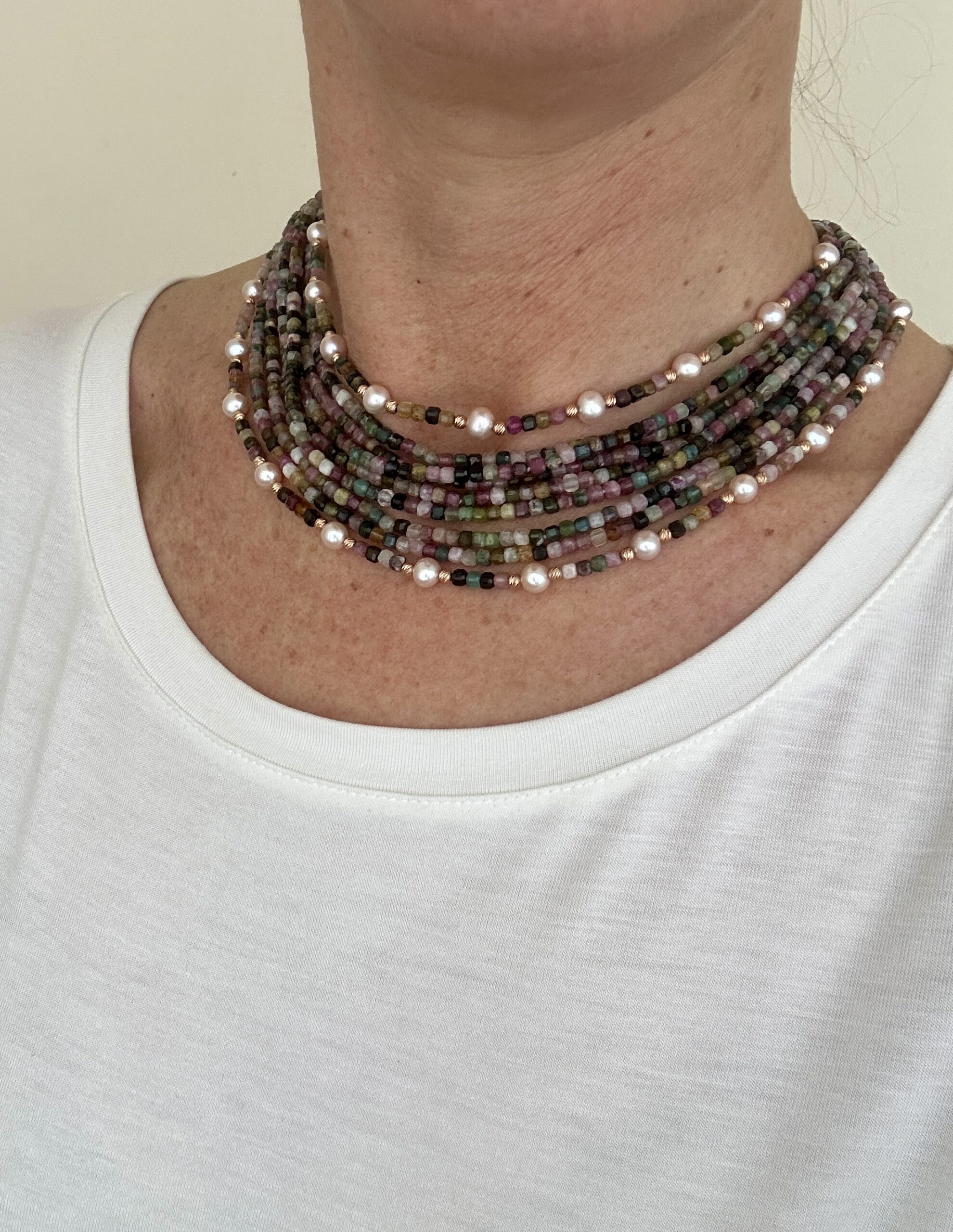 Collarino in tormaline